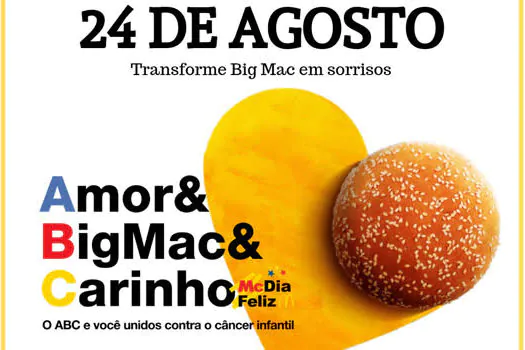 Sábado tem McDia Feliz 2019 – Amor & Big Mac & Carinho