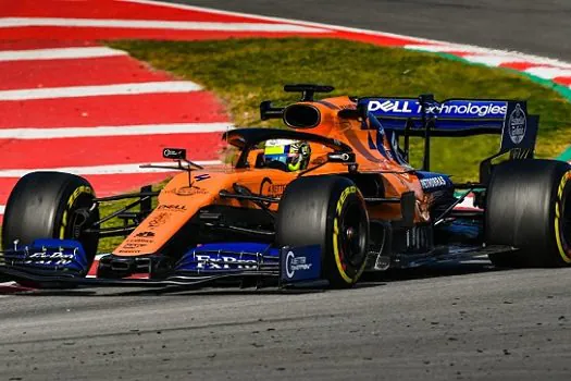 McLaren de Lando Norris é a mais rápida no 1º dia de testes da Fórmula 1 em Barcelona