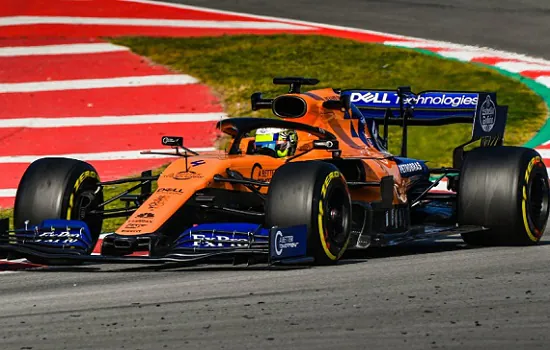 McLaren de Lando Norris é a mais rápida no 1º dia de testes da Fórmula 1 em Barcelona