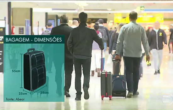 Novas regras para bagagem de mão começam a valer no aeroporto de Congonhas