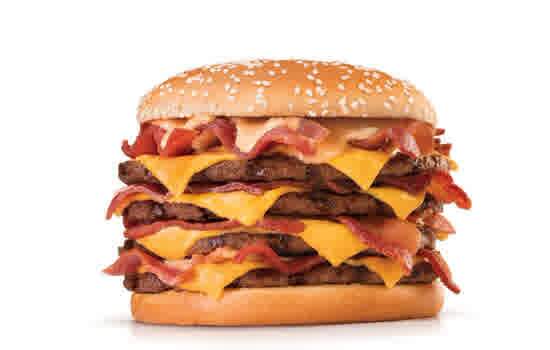Redes de fast-food travam guerra do mega-hambúrguer