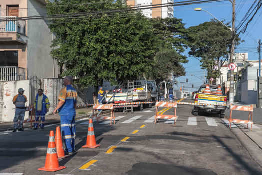 Santo André realiza melhorias no tráfego em vias do Jardim Bela Vista e Vila Bastos