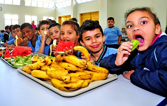 Santo André oferece ações de educação alimentar/nutricional a estudantes da rede municipal