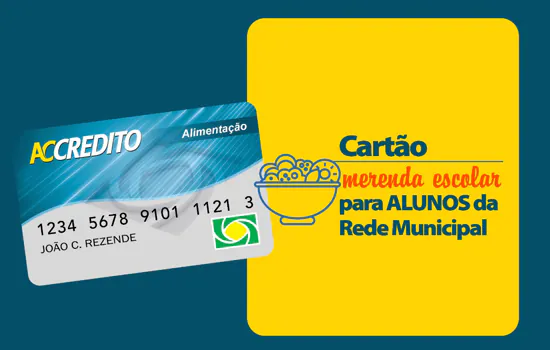 Inscrições para cartão merenda escolar seguem até quinta-feira em Ribeirão Pires