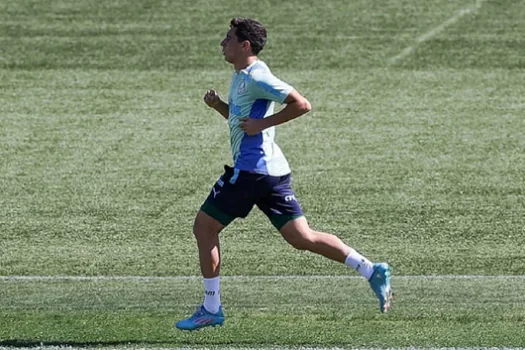 Merentiel faz primeiro treino no Palmeiras e Raphael Veiga retorna após covid