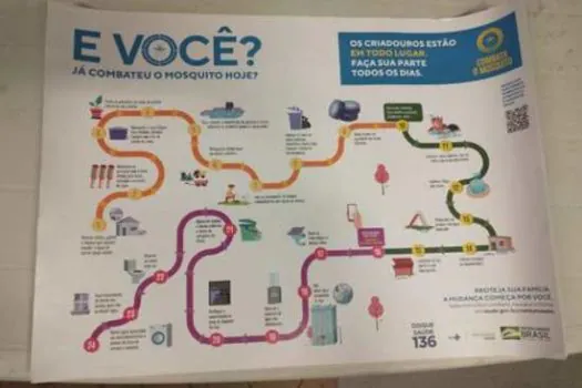 Campanha nas linhas de metrô foca na conscientização para combater dengue e arboviroses