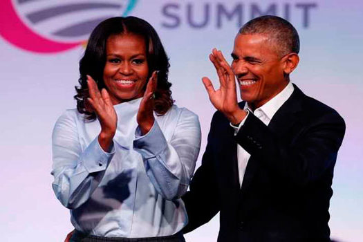 Michelle e Barack Obama firmam lista de projetos junto à Netflix