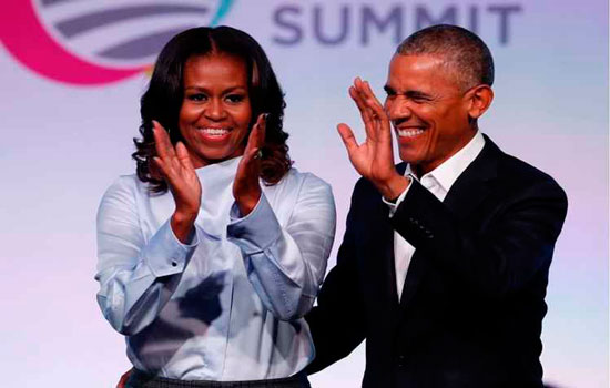 Michelle e Barack Obama firmam lista de projetos junto à Netflix