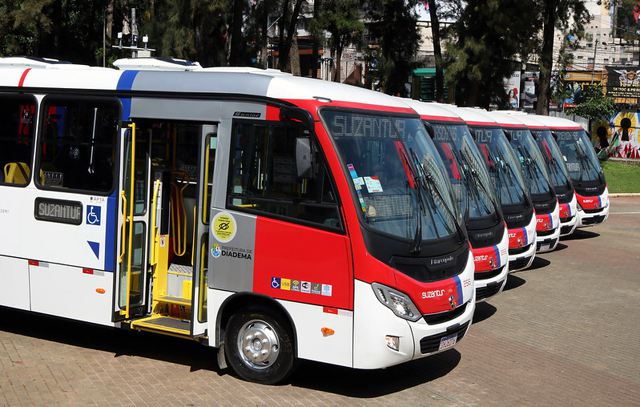 Frota de Diadema ganha mais seis micro-ônibus zero quilômetro