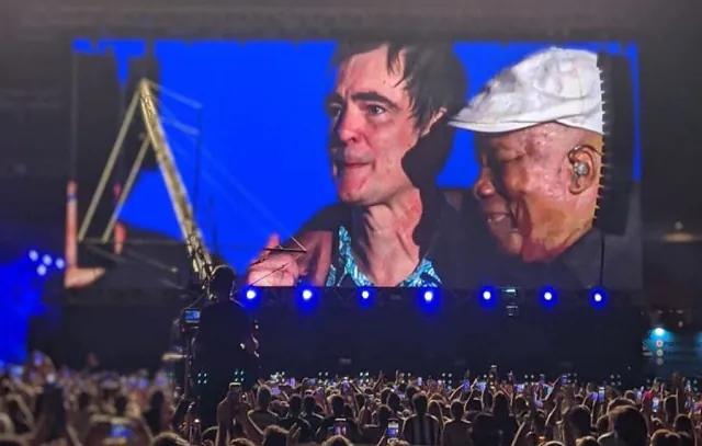 Milton Nascimento realizou uma participação em último show da carreira do Skank