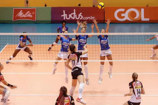 Superliga BB: Itambé/Minas x Sesi Vôlei Bauru encerra sétima rodada do returno