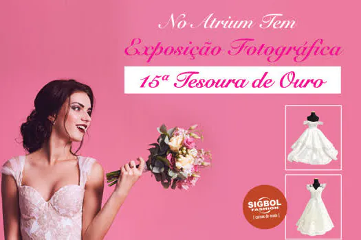 Atrium Shopping traz exposição de vestidos de noiva em miniatura