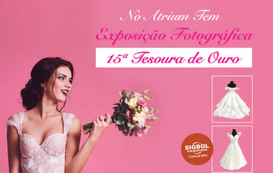 Atrium Shopping traz exposição de vestidos de noiva em miniatura