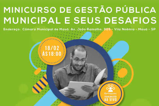 Mauá terá curso sobre Gestão Pública Municipal