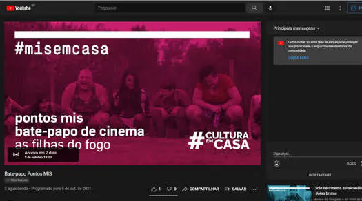 Ribeirão Pires e MIS promovem nova edição do Bate-papo de Cinema