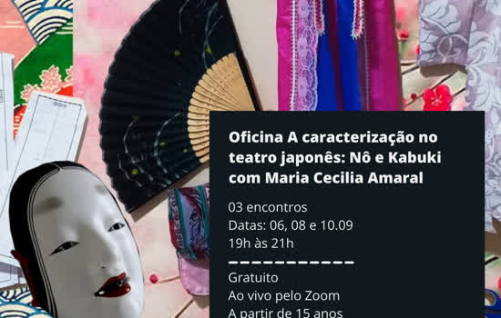 Ribeirão Pires e MIS promovem oficina online de caracterização cênica japonesa