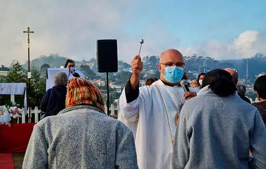 Tradicional Missa de Santo Antônio acaba de ser celebrada no Mirante de Ribeirão Pires