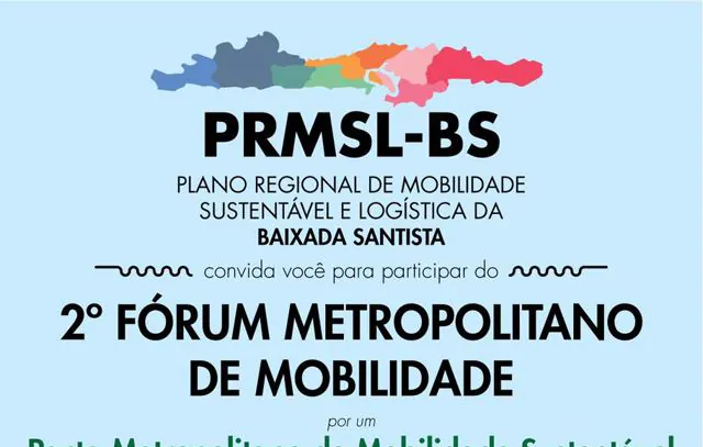 Baixada Santista recebe 2º Fórum Metropolitano de Mobilidade Sustentável