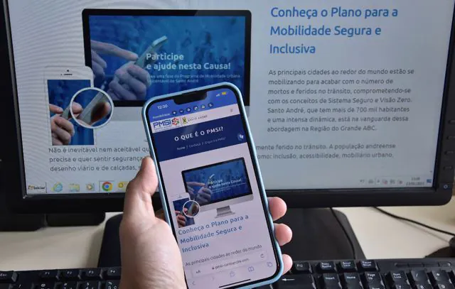 Santo André lança site para receber sugestões sobre mobilidade segura e inclusiva