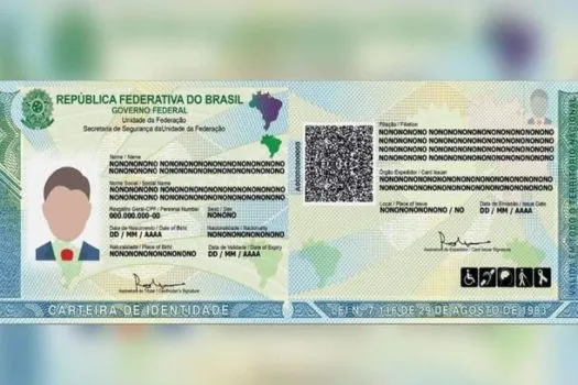 Governo cria grupo de trabalho para propor alterações na nova carteira de identidade