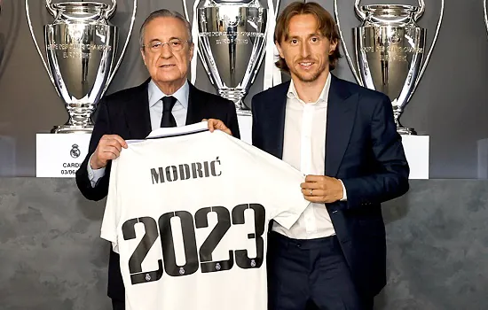 Real Madrid estende contrato de Modric por mais uma temporada