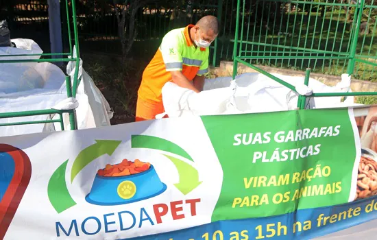 Santo André realiza trocas do Moeda Pet neste sábado no Parque Central