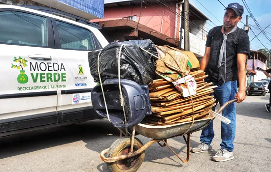 Representantes de São Carlos visitam Santo André para conhecer programa Moeda Verde