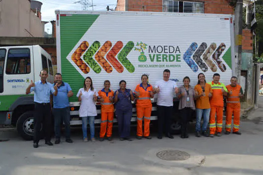 Representante de Capanema vem a Santo André conhecer programa Moeda Verde