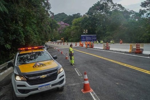 DER atuou no Litoral Norte e entregou mais 24 obras viárias em fevereiro