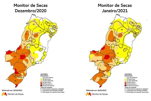 São Paulo teve maior percentual de seca extrema do Brasil em janeiro