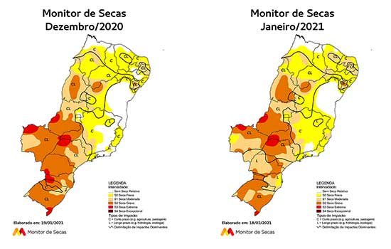 São Paulo teve maior percentual de seca extrema do Brasil em janeiro