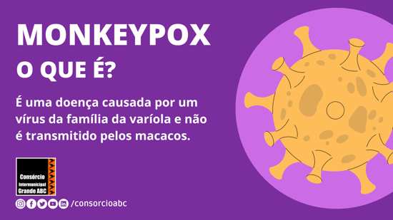 Consórcio ABC lança campanha de prevenção da monkeypox