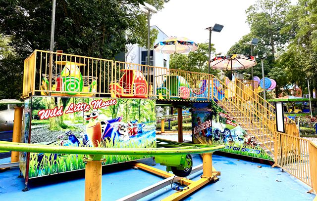 Montanha-russa giratória é a nova atração da Cidade da Criança de São Bernardo