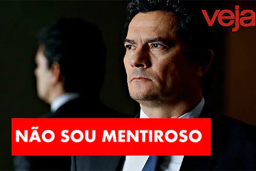 Concedi entrevista à Veja para me defender de fake news, diz Sergio Moro