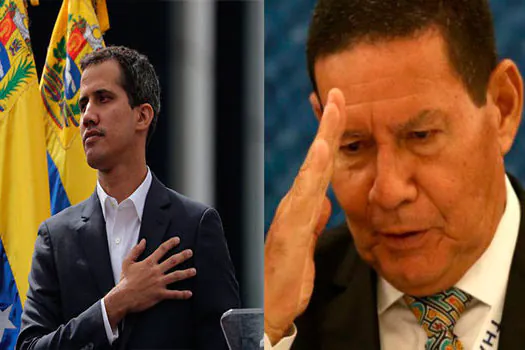 Mourão diz que a decisão de Juan Guaidó não foi a melhor