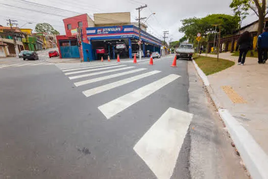 Santo André realiza mudança viária na rua Eusébio de Queirós, na Vila Luzita