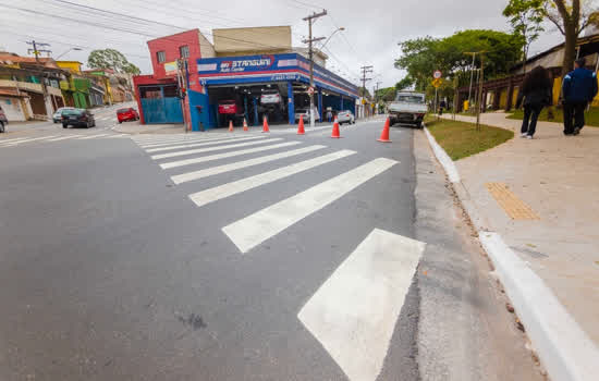 Santo André realiza mudança viária na rua Eusébio de Queirós