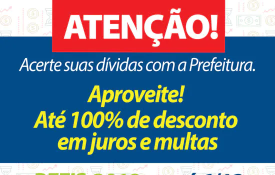 Ribeirão Pires tem até 100% de desconto em multa e juros no Refis 2019