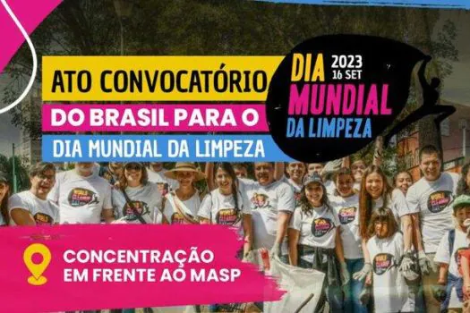 Avenida Paulista recebe mutirão para o ‘Dia Mundial da Limpeza’