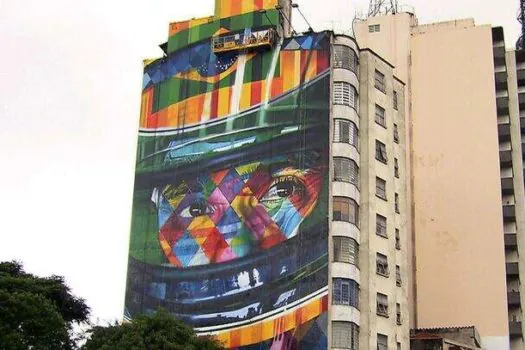 Parceria entre Governo de SP e CNJ leva mural de Eduardo Kobra a presídio em Guarulhos