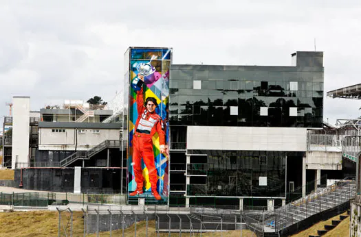 Mural em homenagem a Senna tem lançamento virtual