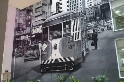 Mural de 850m² instalado na sede do CRCSP homenageia história de São Paulo