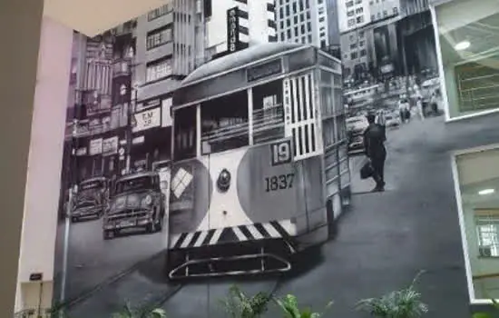 Mural de 850m² instalado na sede do CRCSP homenageia história de São Paulo