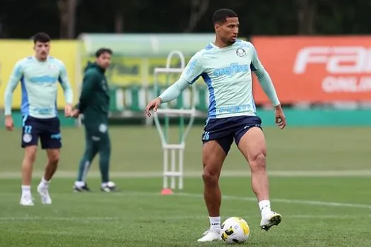 Murilo e Luan poderão formar a dupla de zaga do Palmeiras contra o Atlético-MG