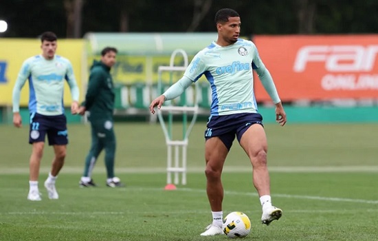 Murilo e Luan poderão formar a dupla de zaga do Palmeiras contra o Atlético-MG