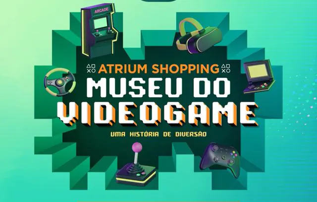 Museu do Videogame Itinerante volta ao Atrium Shopping