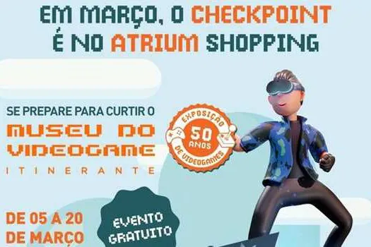 Atrium Shopping celebra os 50 anos do videogame com Museu Itinerante