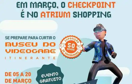 Atrium Shopping celebra os 50 anos do videogame com Museu Itinerante