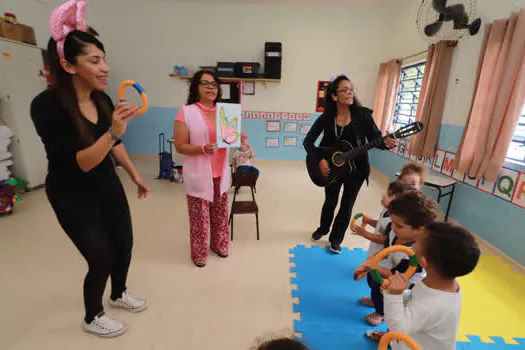 Alunos de Ribeirão Pires participam do projeto “Musicalizar para Integrar”