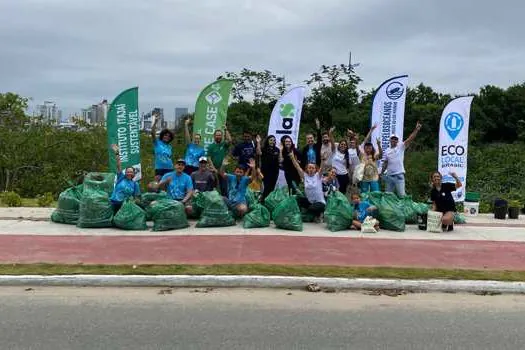 Ações de limpeza transformam resíduos não-recicláveis em acessórios para jardim